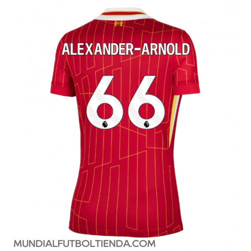 Camiseta Liverpool Alexander-Arnold #66 Primera Equipación Replica 2024-25 para mujer mangas cortas